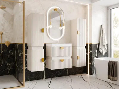 Produktbild von MONCLERO GF1 | Moderner Badezimmermöbel Set TAMO 3 – Funktionalität und Design