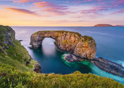 Productafbeelding van Ierland, County Donegal, Fanad, de natuurlijke boog "Great Pollet Sea Arch" (1000 stukjes)