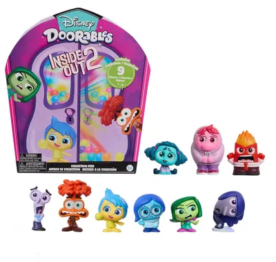 Produktbild von Just Play Inside Out 2 Doorables Sammelfiguren 4 Cm 9 Einheiten Rosa Kinder Rosa One Size