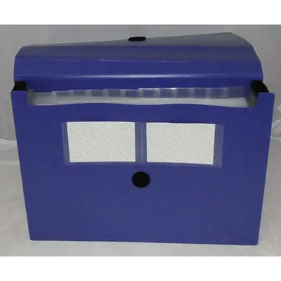 Produktbild von FolderSys Fächermappe 12 Fächer blau