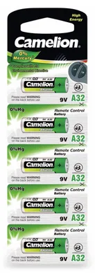 Produktbild von Camelion 11050132, Wiederaufladbarer Akku, LR32A, Alkali, 9 V, 1 Stück(e), 26 mAh