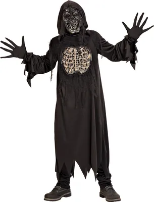 Produktbild von DÄMON (Robe mit Kapuze, Handschuhe, Maske) Gr. S