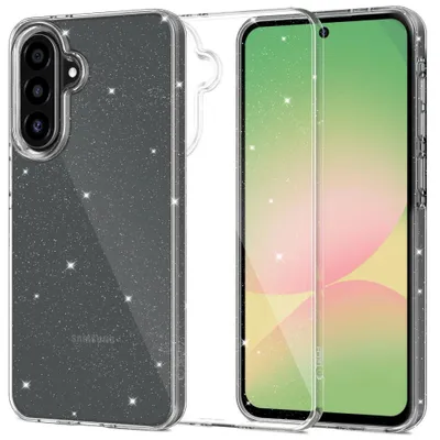 Immagine prodotto di Custodia per Galaxy A27 5G, Tech-Protect Flexair, trasparente con glitter