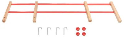 Produktbild von vidaXL Rückenlehne für Schlitten Rot Sperrholz