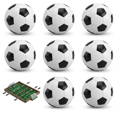 Obrázok produktu pre 8 kusov malých futbalových lôpt, náhradné gule
