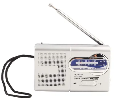Productafbeelding van Draagbare radio, AM/FM-transistorradio met geïntegreerde luidspreker