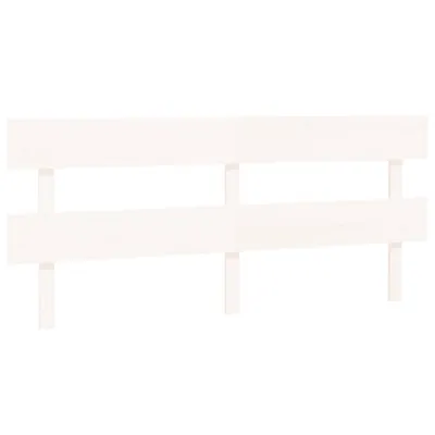 Obrázok produktu pre vidaXL Čelo postele biele 184x3x81 cm Masívne borovicové drevo