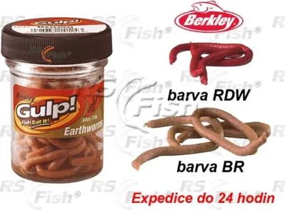 Obrázek produktu pro Berkley Soft Baits PowerNaturals Earthworms (žížala) Provedení: žížala; barva: červená