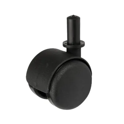 Produktbild von Möbelrad Durchmesser 50mm/40kg, Anlage | Möbelrad | Räder für Möbel, Bürostuhl, Beistellbett, Schreibtischstuhl, Hocker | Stuhl-Rad | Schwarz