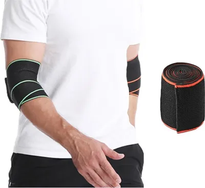 Produktbild von Ellenbogen Bandage 75 cm, Farbe:Orange
