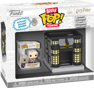 Produktbild von Harry Potter Towns Garrick Ollivander and Ollivanders Wand Shop Bitty Pop! Funko