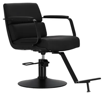 Zdjęcie produktu dla Fotel fryzjerski Zofira hydrauliczny obrotowy do salonu fryzjerskiego podnóżek krzesło fryzjerskie