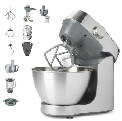 Produktbild von Kenwood KHC29A.R0SI, 4,3 l, Silber, 1,6 kg, 8 Eier, 36 Stück(e), 500 g