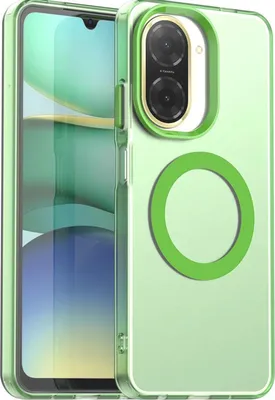 Produktbild von Für Xiaomi Redmi A5 4G / Poco C71 Candy Design Magsafe PC Hybrid TPU Schutz Hülle Cover Grün