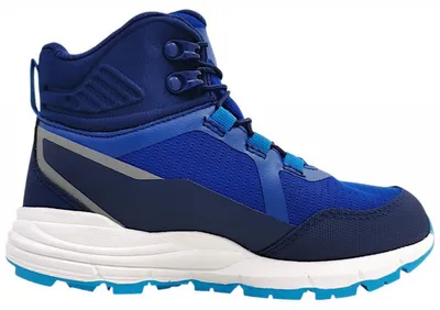 Productafbeelding van Trollkids Skarvan Hiker Mid XT Kinderschuhe Jungen Stiefel Wasserdicht Schnürstiefel Blau Freizeit