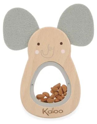 Produktbild von Kaloo Holz Rassel Elefant Babyspielzeug - Petites Chansons Kollektion