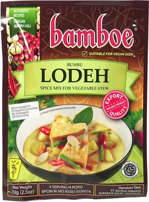 Produktbild von Bamboe Gewürzpaste für Bumbu Lodeh 70g
