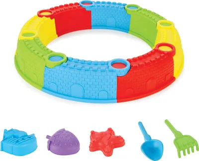 Produktbild von Sandspielzeug Set mit 13 Teilen, Sandkasten Spielzeug mit Sandschaufel und Sandformen