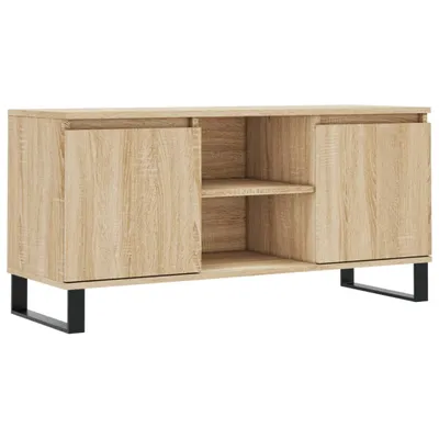 Zdjęcie produktu dla vidaXL Szafka pod TV dąb sonoma 104x35x50 cm materiał drewnopochodny
