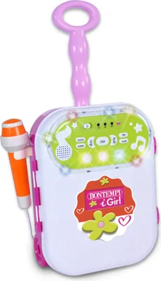 Produktbild von Bontempi Karaokewagen mit MP3, Tonaufnahme, 10 Melodien, 9 Songs, Lichteffekten