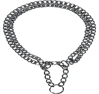 Productafbeelding van Trixie Afleidingshalsband, 2 ringen, met begrenzer, 40 cm / 2,0 mm