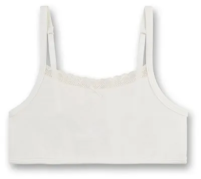Produktbild von Sanetta Mädchen 344656 Bustier, Weiß, 140 EU