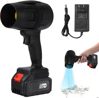 Obrázek produktu pro 24 V dmychadlo na stlačený vzduch, bezdrátové turbo dmychadlo, výkonný elektrický vysavač pro vysoušení automobilů