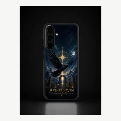 Produktbild von Samsung S25 Hülle Handyhülle Schutzhülle Case mit Raben Motiv – LUNØIR ©