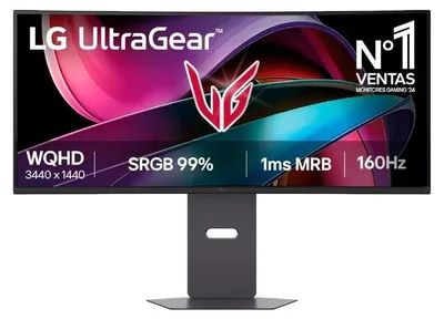 Imagen del producto de LG 34G600A-B Monitor34"WQHD 160h 1m DP HDMI AA cu