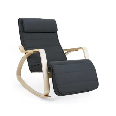 Produktbild von Schaukelstuhl, Liege SWING, Belastbarkeit 150 kg, 67x115x91 cm, anthrazit