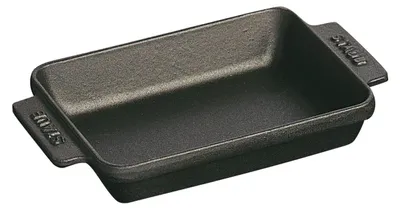 Obrázok produktu pre STAUB Forma na pečenie/servírovací tanier/forma na zapekanie, obdĺžniková, s 2 rúčkami, 15x11 cm, 0