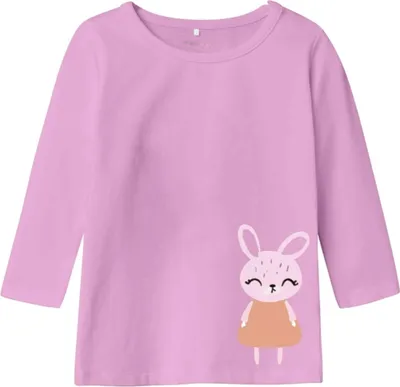 Obrázok produktu pre Tričko s dlhým rukávom Name It 13226053-BUNNY pre Detské