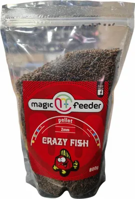 Zdjęcie produktu dla Pellet Zanętowy Method Feeder Do Metody Magic Feeder Crazy Fish 2 mm 800 g