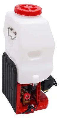 Produktbild von Rückenspritze - Benzinmotor 25,4 cm³ - 20 l Tank - 0,7 kW - Sprühhöhe 8 m - Für Schädlingsbekämpfung in Landwirtschaft & Obstbau