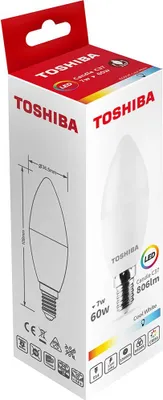 Zdjęcie produktu dla Toshiba Led-Glühbirne c37 e14 7w 6500k