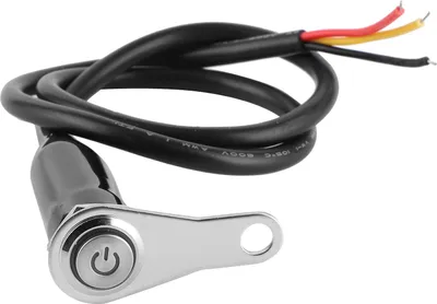 Produktbild von 12 V Edelstahl -Motorrad -LED -LED -Modifikationshalterungsteuerungstroppentaste mit 1pc -Taste