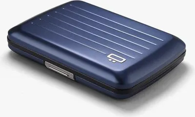Produktbild von Famanu Geldbörse Aluminium - Metallverschluss und wasserabweisend - RFID-blockierender Kartenhalter - Maximal 10 Karten und Banknoten