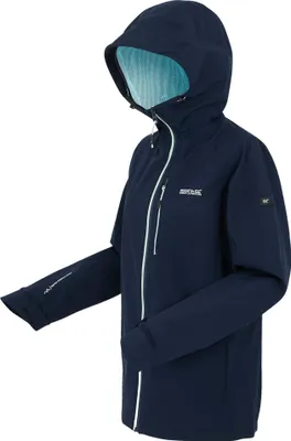 Produktbild von Regatta - "Birchdale II" Jacke, wasserfest für Damen RG11408 (46 DE) (Marineblau/Eisiges Morgenblau)