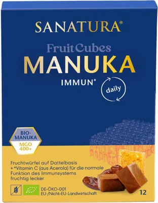 Produktbild von Sanatura - FruitCubes Manuka Immun - 120 g