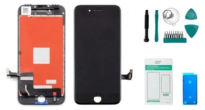 Produktbild von iPhone SE (2020, 2022) Display schwarz - Set