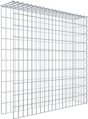 Produktbild von Anbaugabione Typ 4 100 cm x 100 cm x 20 cm (L x H x T), Maschenweite 5 cm x 10 cm, Spirale