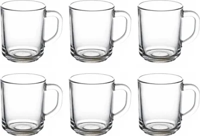 Zdjęcie produktu dla Pasabahce 6-częściowa szklanka z uchwytem Pub2 do herbaty latte macchiato H.chocolate