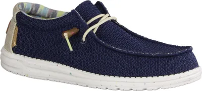 Produktbild von Hey Dude Wally Stretch Herren, Slip On, Sneaker, Textil/Stretch, Orion Blue - Herrenschuhe Sneaker / Schnürschuh, Blau