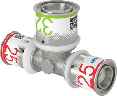 Produktbild von UPONOR S-Press PLUS T-Stück, reduziert, 25-32-25, 1 Stk.