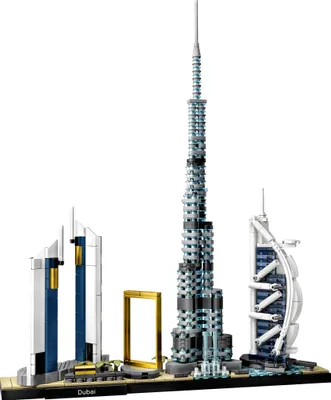 Produktbild von LEGO 21502 Architecture Dubai, Skyline-Kollektion, Modellbausatz, Set zum Stressabbau für Erwachsene und Jugendliche ab 16 Jahre