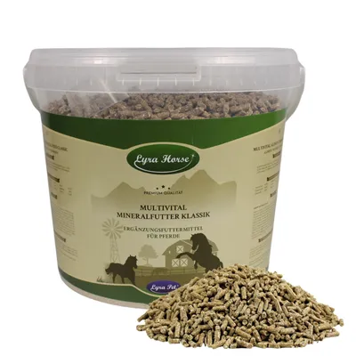 Produktbild von 3,8 kg Lyra Horse® Multivital Mineralfutter Klassik im Eimer
