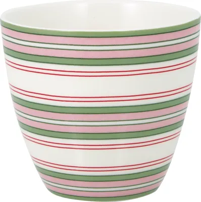 Produktbild von Greengate Carola Latte Cup white 0,35l