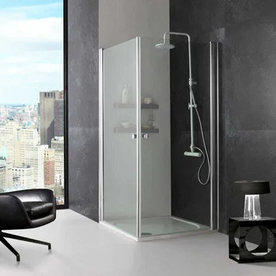 Produktbild von Eckdusche mit Pendeltüren 80x80 cm | Cristal