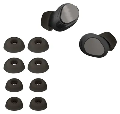 Produktbild von kwmobile 8x Silikonaufsätze für Jabra Elite 10 / E10 - Ersatz Ohrstöpsel in 4 Größen - Ear Tips für In-Ear Kopfhörer - Zubehör Ersatzpolster in