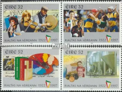 Produktbild von Briefmarken Irland 1997 Mi 996-999 Paare (kompl.Ausg.) postfrisch 75 Jahre Republik Irland